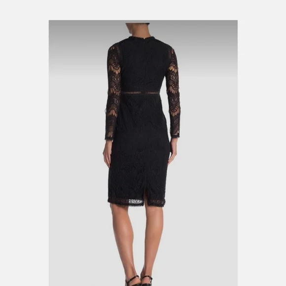 Love By Design Black Lace Midi Dress - Picture 2 of 5